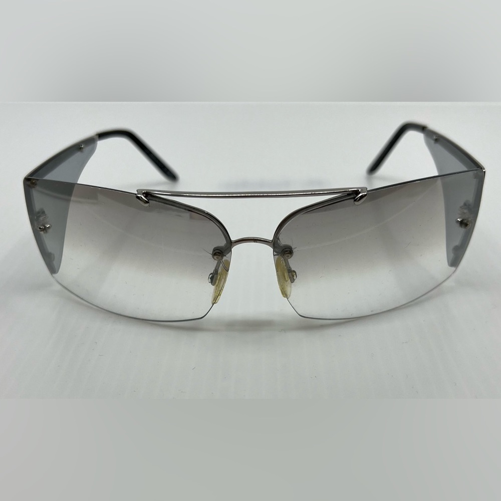 Fendi FS261 Silvercloud Frameless F-Motif Sunglasses